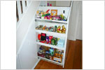 Pull out drawer used for food storage